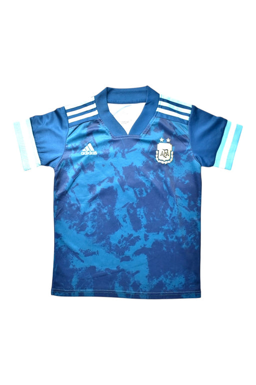 A Blue Active Tops from Adidas in size 12Y for boy. (Front View)