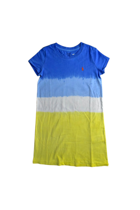 A Multicolour Short Sleeve Dresses from Polo Ralph Lauren in size 6T for girl. (Front View)
