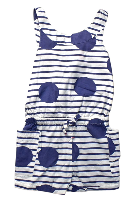 A Navy Sleeveless Rompers from Joules in size 6T for girl. (Front View)
