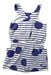 A Navy Sleeveless Rompers from Joules in size 6T for girl. (Back View)