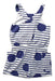 A Navy Sleeveless Rompers from Joules in size 6T for girl. (Back View)