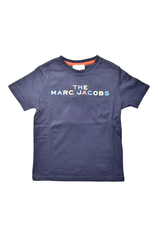 A Navy Short Sleeve T Shirts from Little Marc Jacobs in size 6T for boy. (Front View)