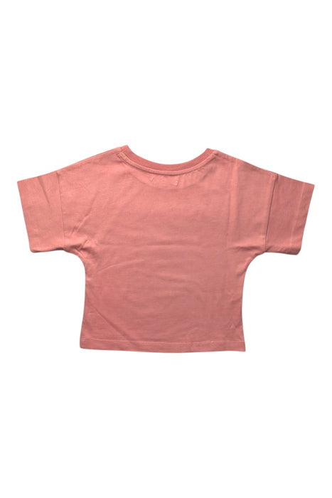 A Pink Short Sleeve T Shirts from Angel and Rocket in size 6T for girl. (Back View)