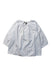 A Blue Long Sleeve Shirts from Massimo Dutti in size 7Y for girl. (Front View)