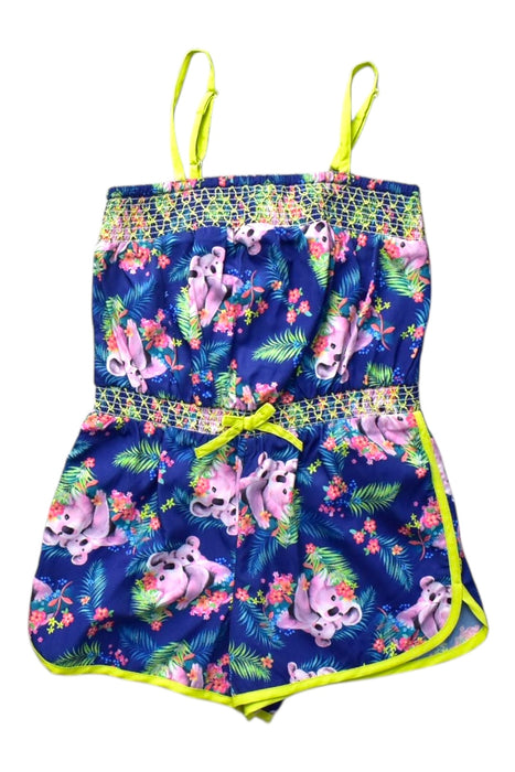 A Multicolour Sleeveless Rompers from Monsoon in size 5T for girl. (Front View)