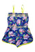 A Multicolour Sleeveless Rompers from Monsoon in size 5T for girl. (Back View)