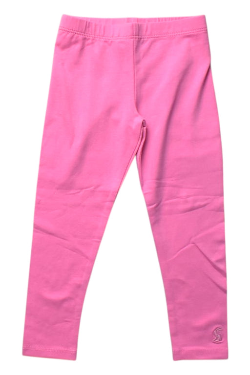 A Pink Leggings from Joules in size 2T for girl. (Front View)
