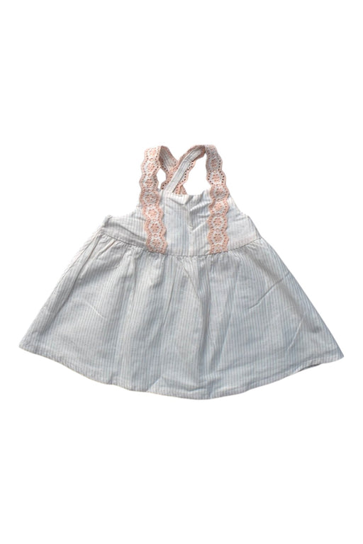 A White Sleeveless Rompers from Catherine Malandrino in size 3T for girl. (Front View)