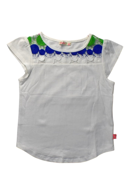 A Multicolour Short Sleeve Tops from Billieblush in size 4T for girl. (Front View)