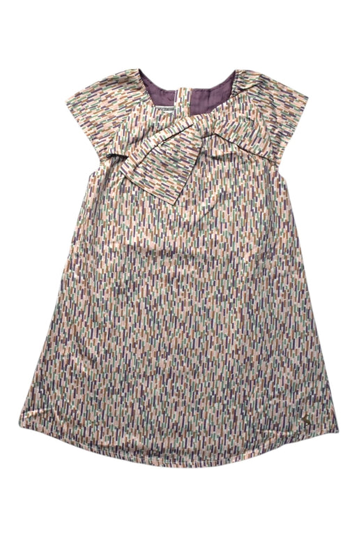 A Multicolour Short Sleeve Dresses from Little Joule in size 4T for girl. (Front View)