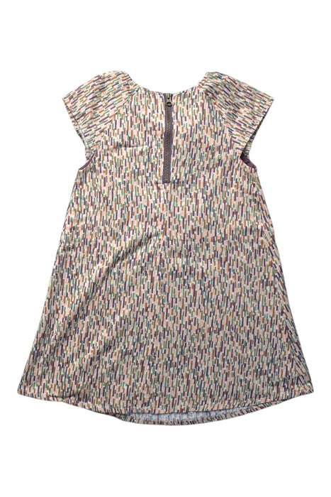 A Multicolour Short Sleeve Dresses from Little Joule in size 4T for girl. (Back View)