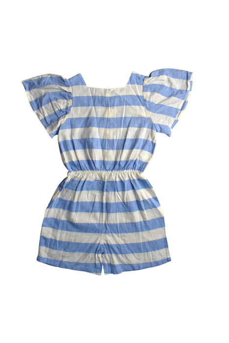 A Blue Short Sleeve Rompers from Joules in size 7Y for girl. (Back View)