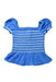A Blue Short Sleeve Tops from Polo Ralph Lauren in size 6T for girl. (Back View)