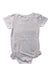 A White Short Sleeve Bodysuits from Tutu Du Monde in size 12-18M for girl. (Back View)