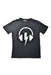 A Black Short Sleeve T Shirts from Neil Barrett Kids in size 10Y for boy. (Front View)