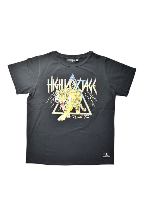 A Black Short Sleeve T Shirts from Rock Your Kid in size 10Y for boy. (Front View)