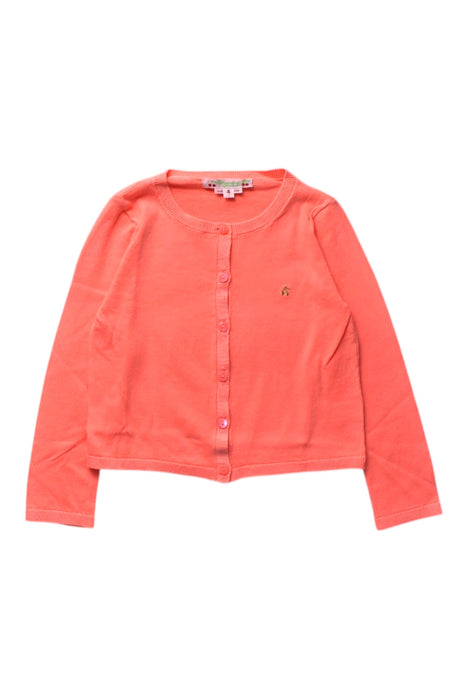 A Pink Cardigans from Bonpoint in size 4T for girl. (Front View)