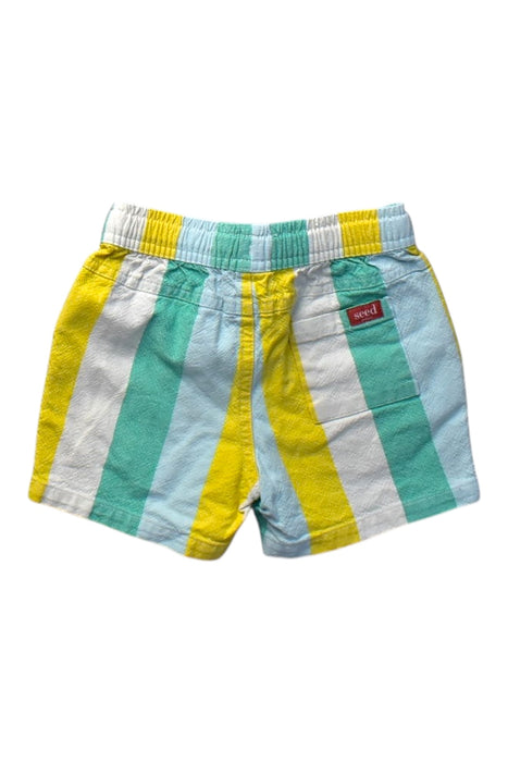 A Multicolour Shorts from Seed in size 3T for boy. (Back View)