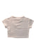 A Beige Short Sleeve T Shirts from Gingersnaps in size 3-6M for girl. (Back View)