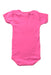 A Pink Short Sleeve Bodysuits from Petit Bateau in size 3-6M for girl. (Back View)