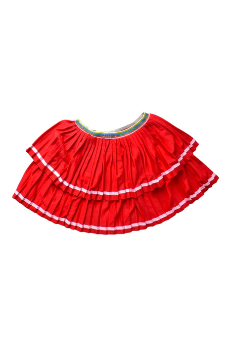 A Red Short Skirts from Du Pareil au même in size 6T for girl. (Back View)