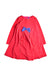 A Red Long Sleeve Dresses from Chicco in size 7Y for girl. (Front View)
