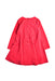 A Red Long Sleeve Dresses from Chicco in size 7Y for girl. (Back View)