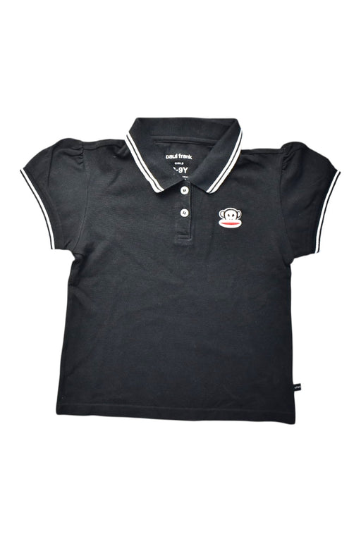 A Black Short Sleeve Polos from Paul Frank in size 8Y for girl. (Front View)