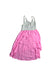 A Pink Sleeveless Dresses from Indigo Kids in size 6T for girl. (Front View)