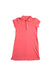 A Pink Short Sleeve Dresses from Polo Ralph Lauren in size 7Y for girl. (Front View)