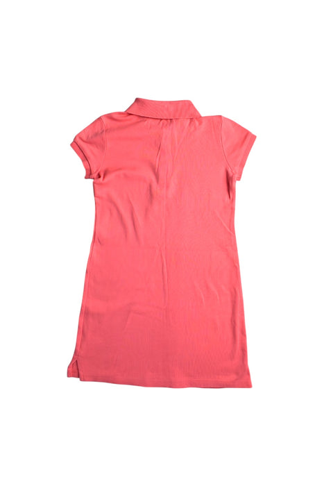 A Pink Short Sleeve Dresses from Polo Ralph Lauren in size 7Y for girl. (Back View)