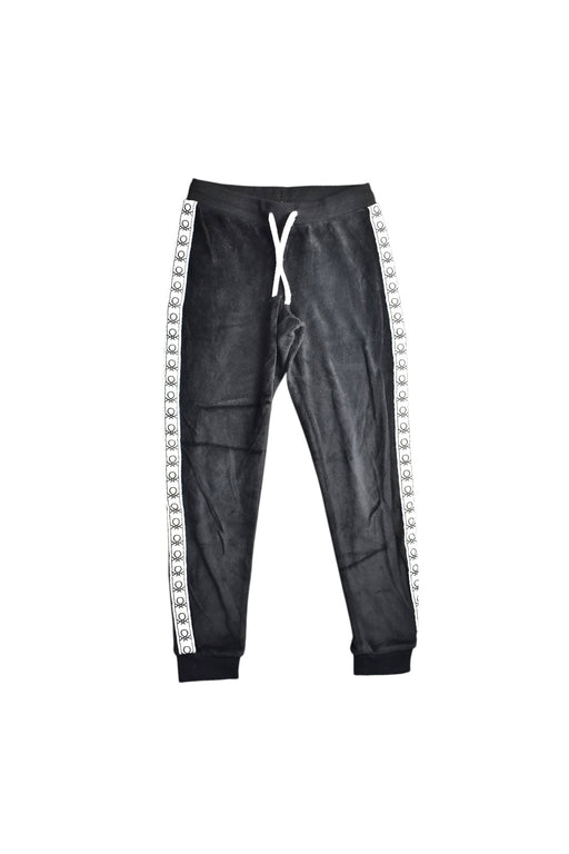 A Black Sweatpants from United Colors Of Benetton in size 7Y for boy. (Front View)