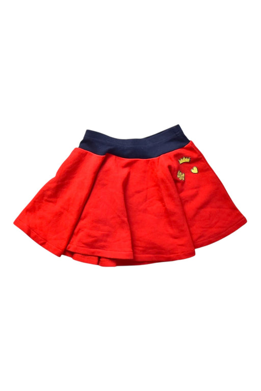 A Red Short Skirts from Petit Bateau in size 6T for girl. (Front View)