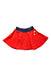 A Red Short Skirts from Petit Bateau in size 6T for girl. (Front View)