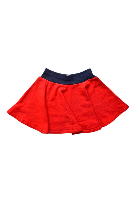 A Red Short Skirts from Petit Bateau in size 6T for girl. (Back View)