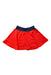 A Red Short Skirts from Petit Bateau in size 6T for girl. (Back View)