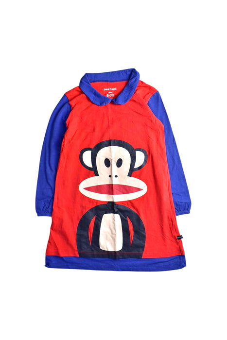 A Multicolour Long Sleeve Dresses from Paul Frank in size 6T for girl. (Front View)