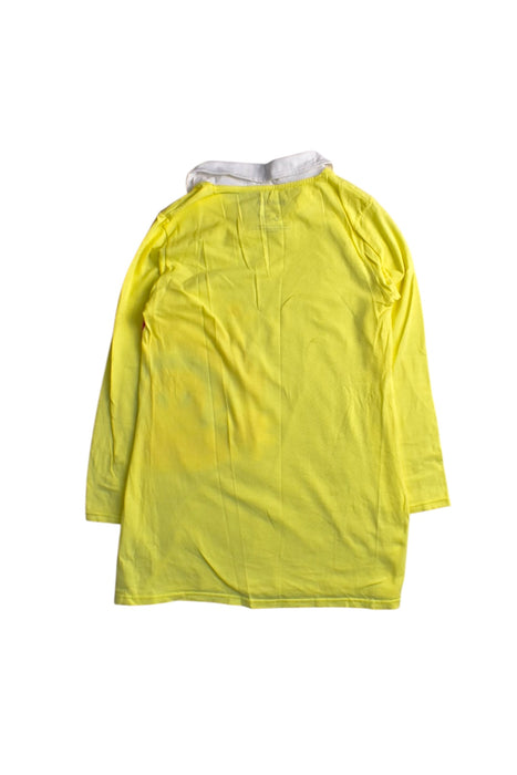 A Yellow Long Sleeve Dresses from Paul Frank in size 6T for girl. (Back View)