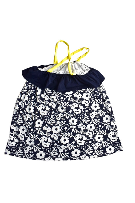 A Navy Sleeveless Dresses from Chicco in size 8Y for girl. (Back View)