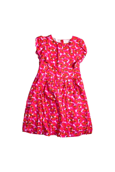 A Pink Short Sleeve Dresses from Du Pareil au même in size 10Y for girl. (Front View)