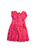 A Pink Short Sleeve Dresses from Du Pareil au même in size 10Y for girl. (Front View)