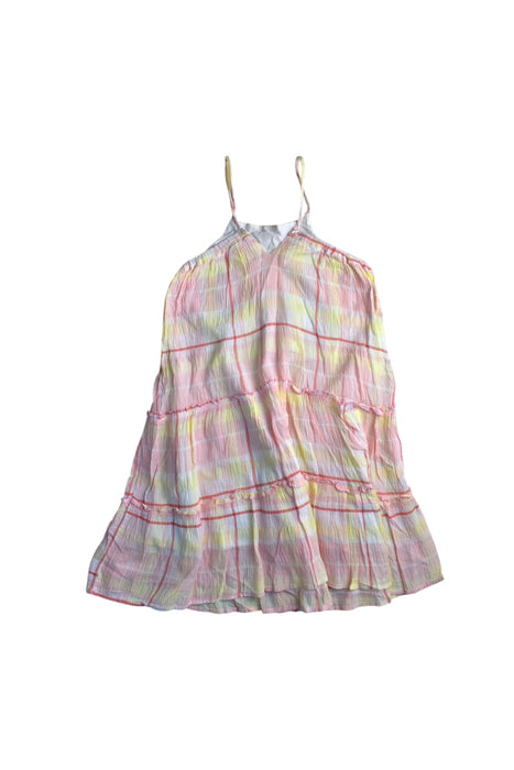 A Multicolour Sleeveless Dresses from Seed in size 4T for girl. (Back View)