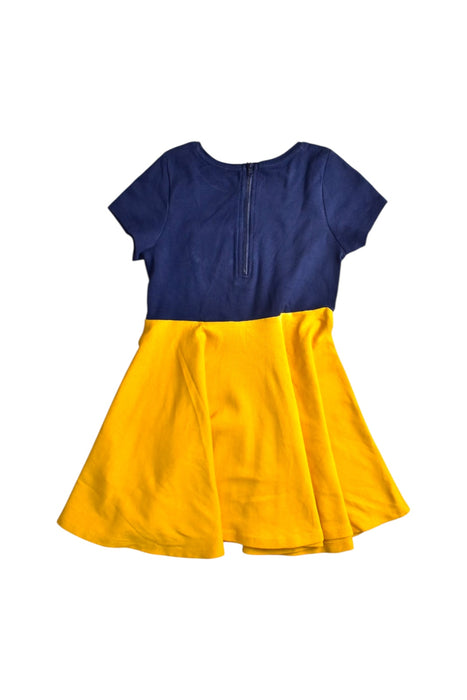 A Blue Short Sleeve Dresses from Du Pareil au même in size 6T for girl. (Back View)