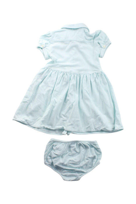 A Blue Dress Sets from Burberry in size 0-3M for girl. (Back View)