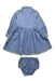 A Blue Dress Sets from Ralph Lauren in size 12-18M for girl. (Back View)