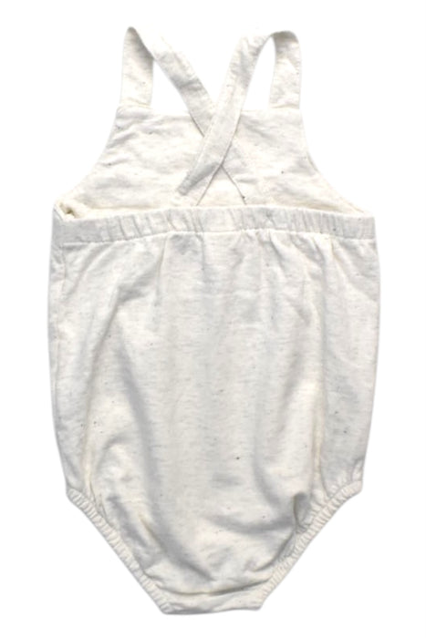 A White Sleeveless Rompers from Seed in size 6-12M for boy. (Back View)