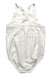 A White Sleeveless Rompers from Seed in size 6-12M for boy. (Back View)