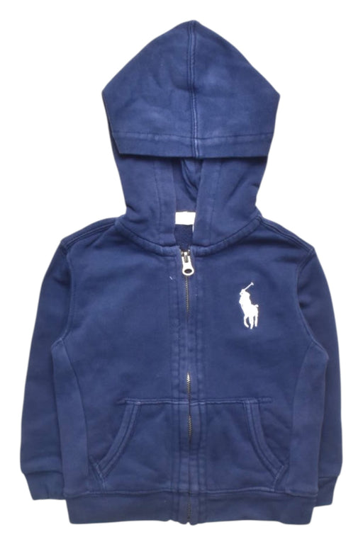 A Navy Hooded Sweatshirts from Ralph Lauren in size 2T for boy. (Front View)