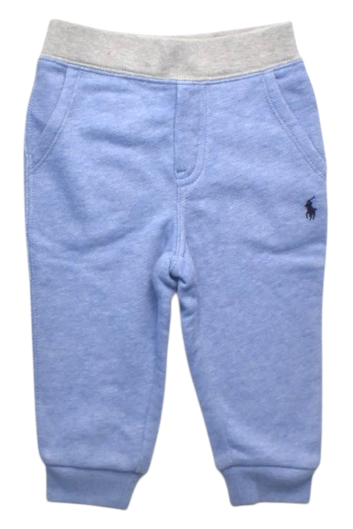 A Blue Sweatpants from Ralph Lauren in size 6-12M for boy. (Front View)