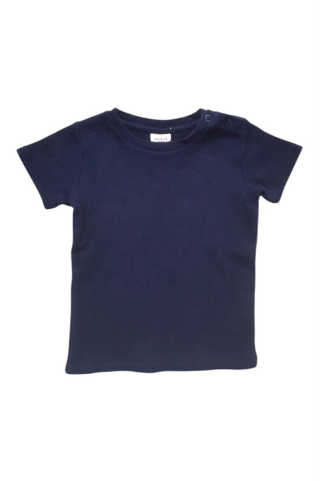 A Navy Short Sleeve T Shirts from Seed in size 6-12M for girl. (Front View)